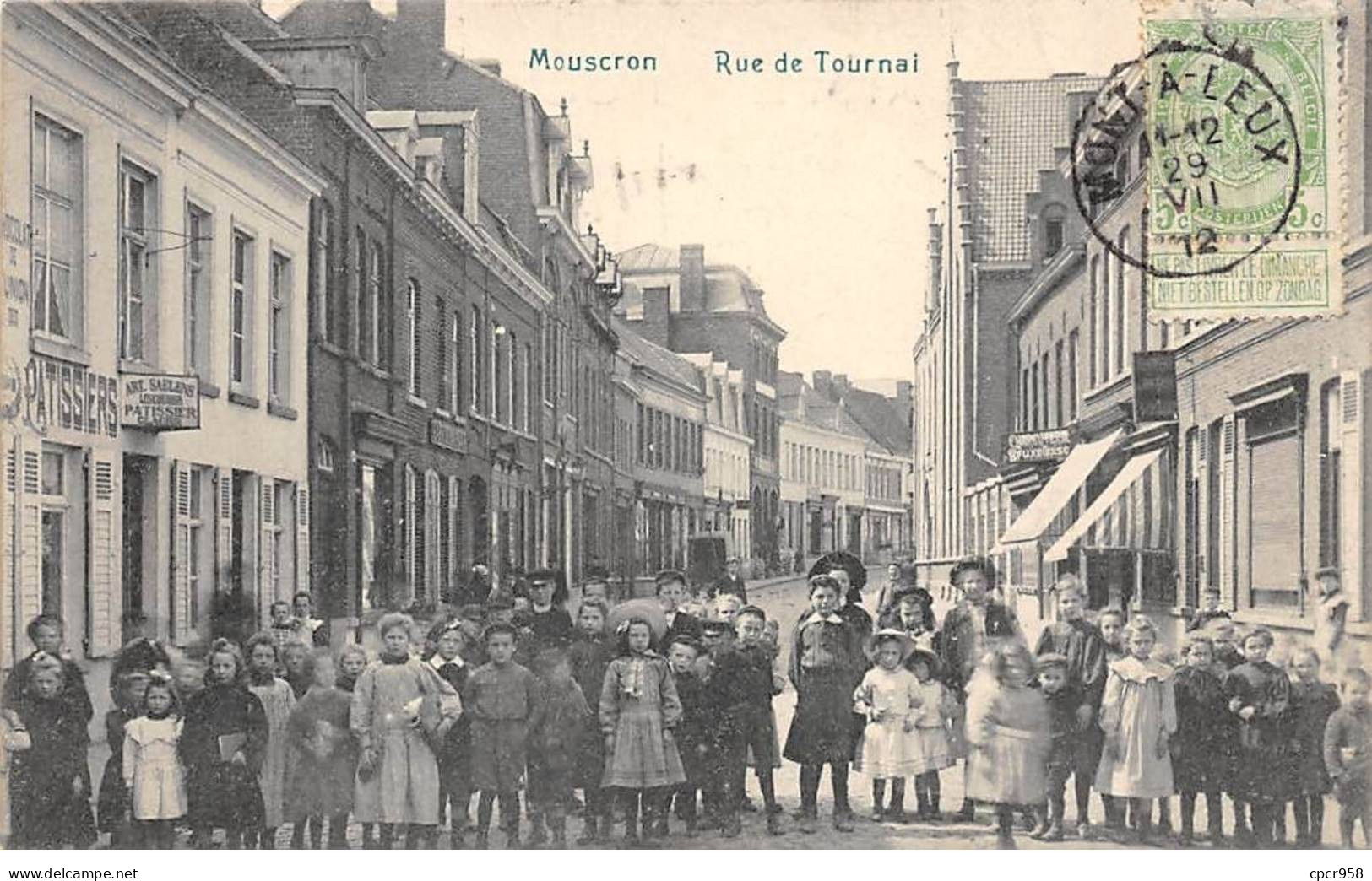 Belgique - N°80075 - MOUSCRON - Rue De Tournai - Mouscron - Moeskroen