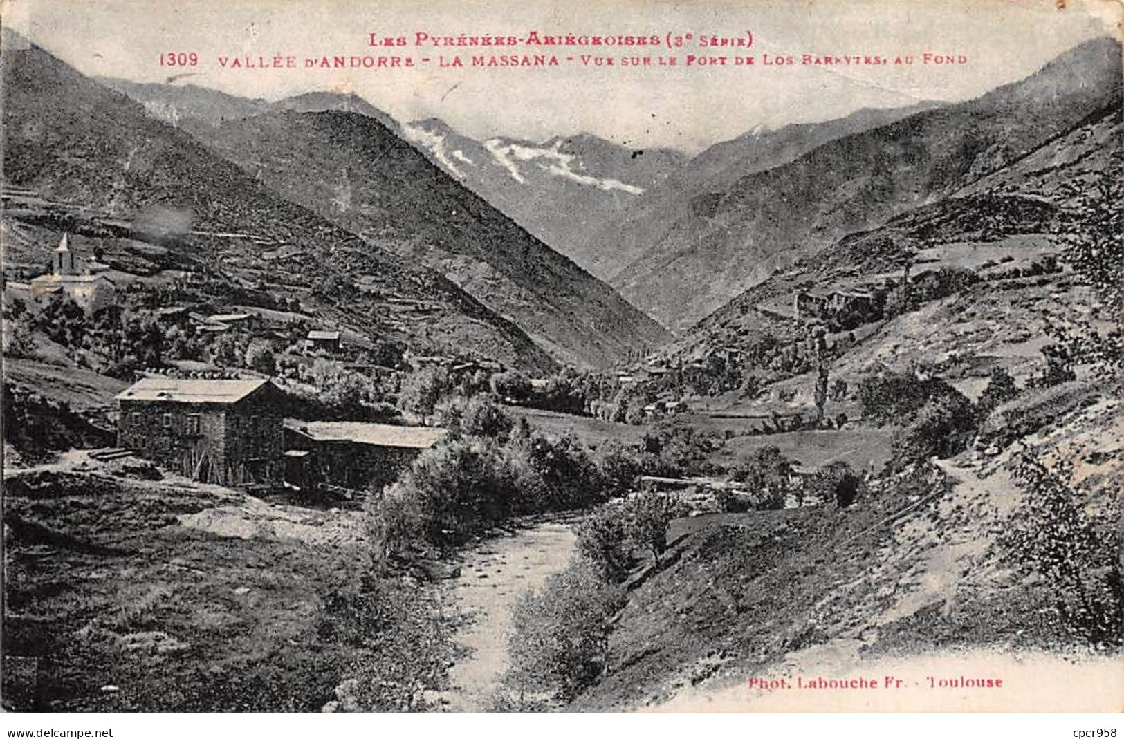 Andorre - N°80114 - Vallée D'Andorre - La MASSANA - Vue Sur Le Port De Los Barrytes, Au Fond - Andorre