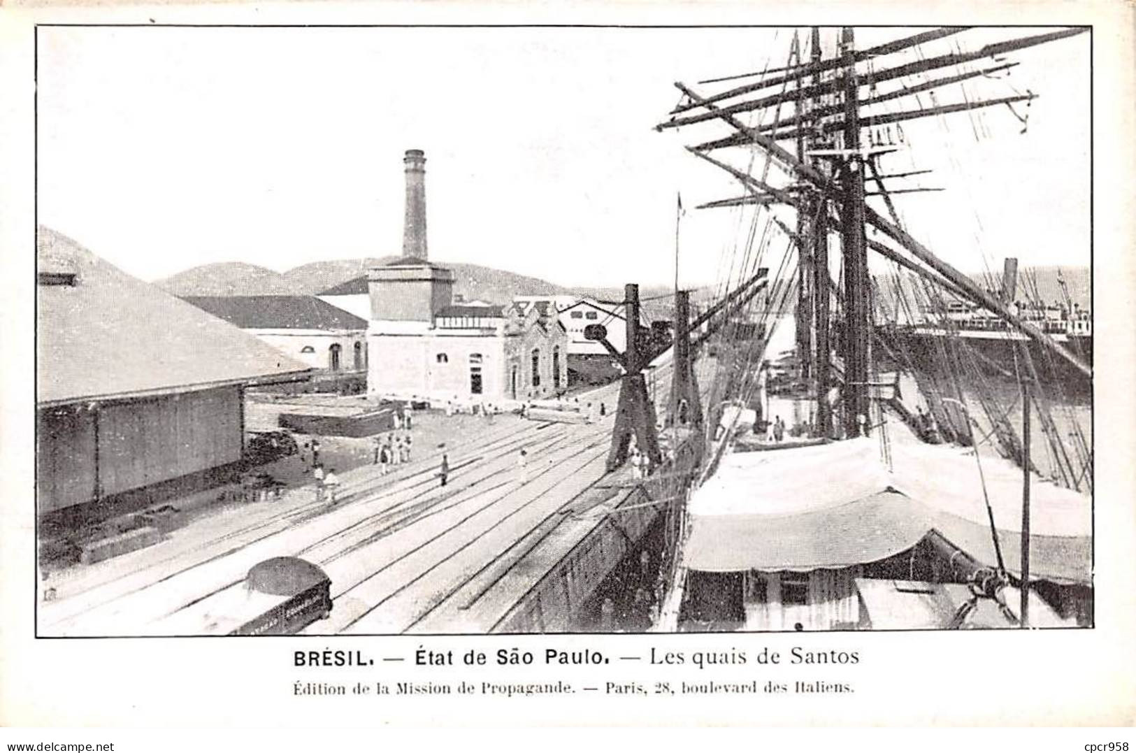 Brésil - N°78031 - Etat De SAO PAULO - Les Quais De Santos - São Paulo