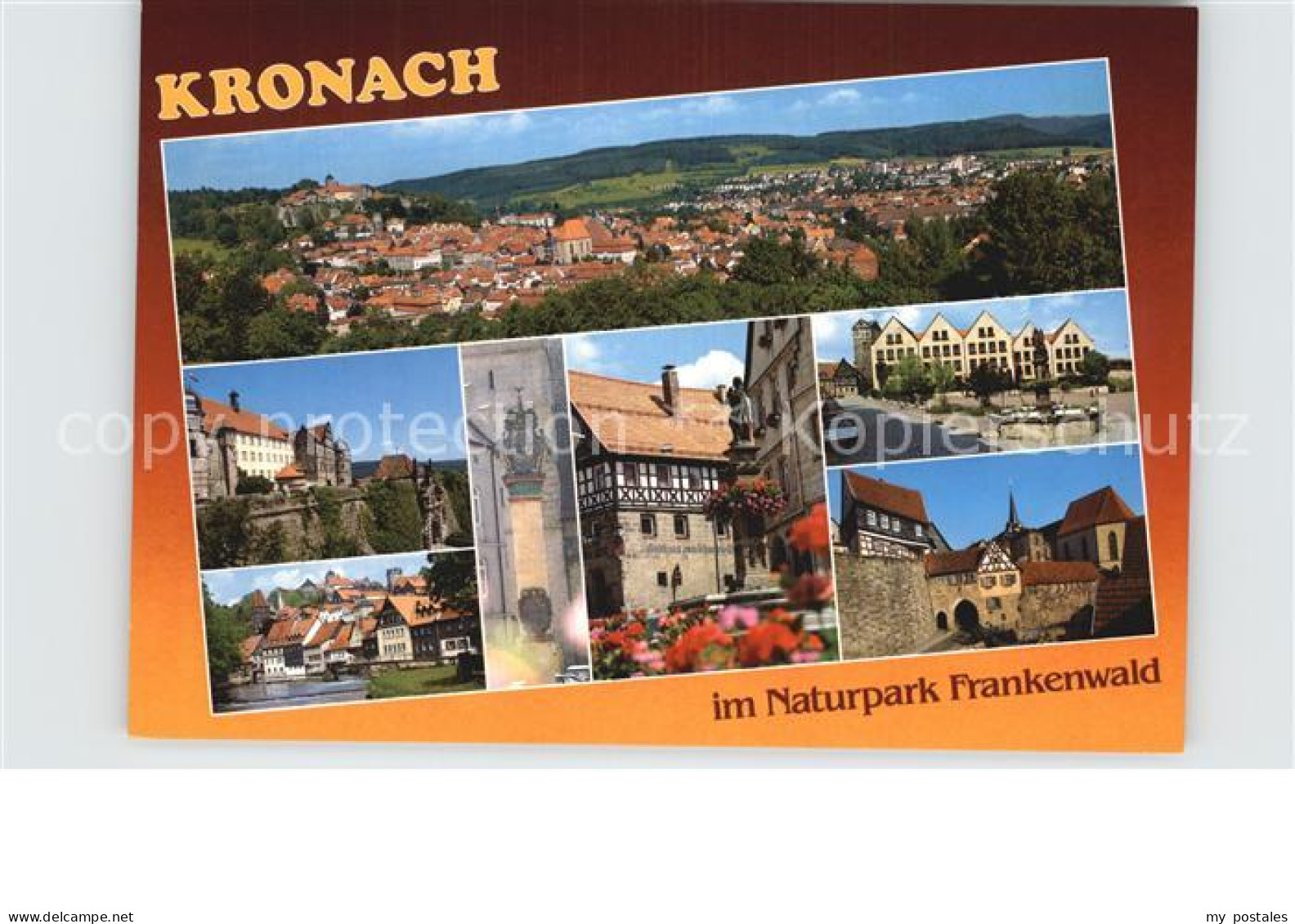 72510625 Kronach Oberfranken Panorama Ortsansichten Kronach - Kronach