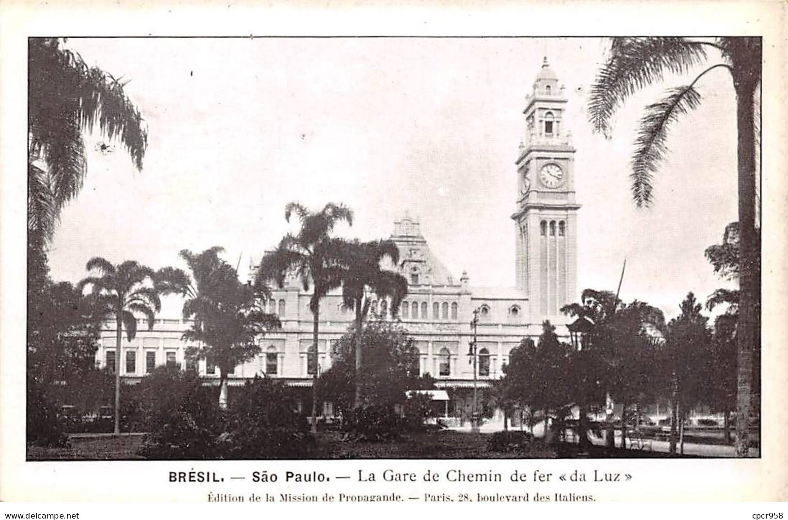 Brésil - N°78023 - SAO PAULO - La Gare De Chemin De Fer "da Luz" - São Paulo