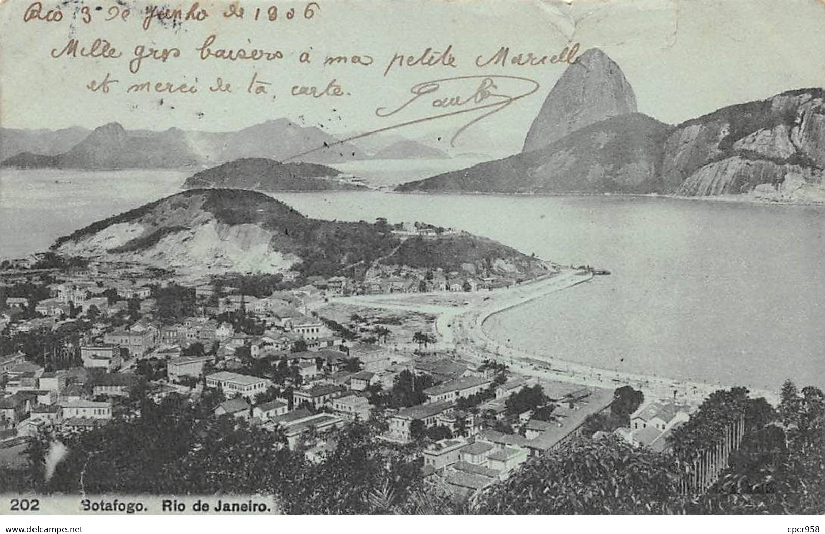 Brésil - N°78006 - RIO DE JANEIRO - Botafogo - Pelo Vapor Clyde - Rio De Janeiro