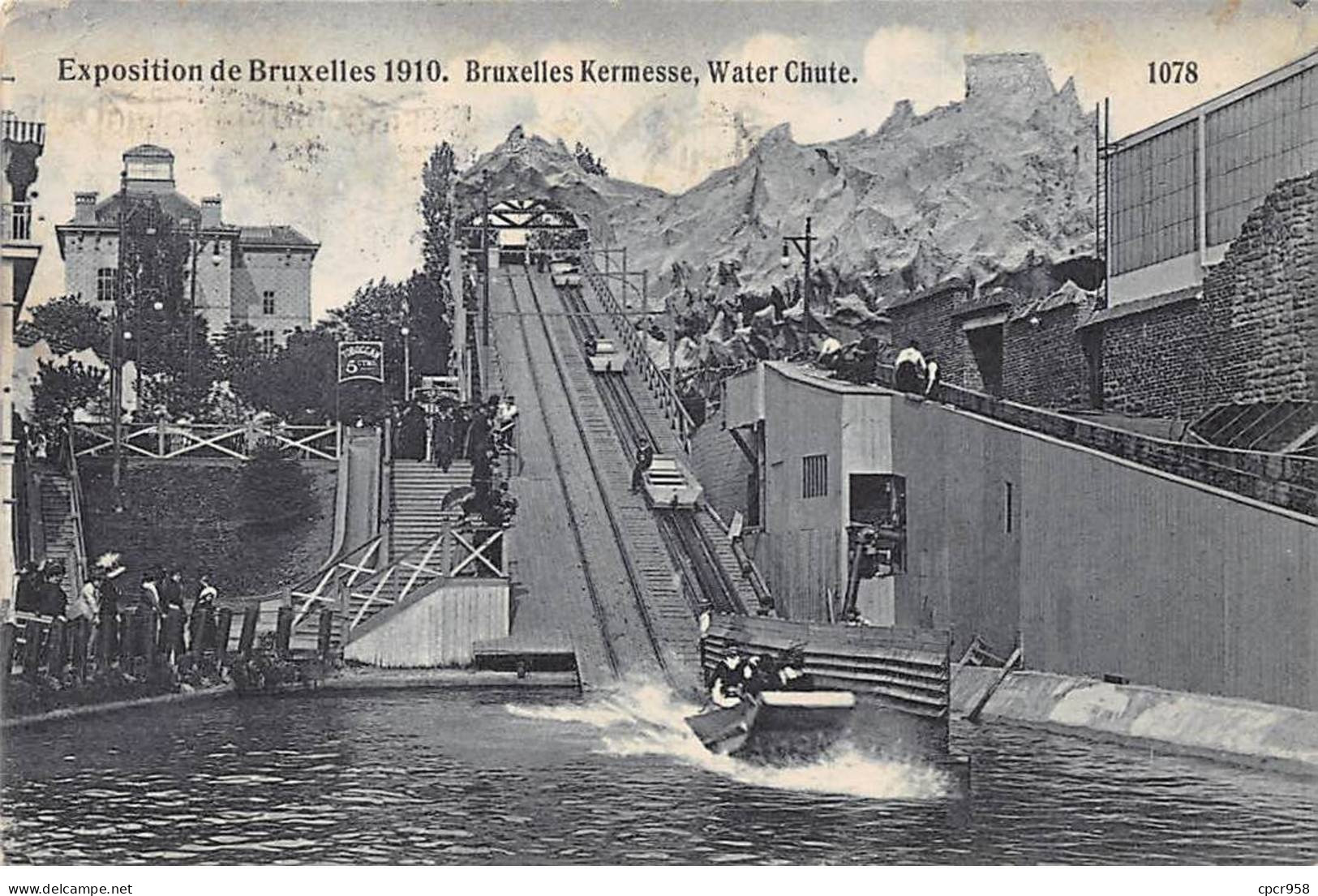 Belgique - N°78481 - Exposition De Bruxelles 1910 - Bruxelles Kermesse - Water Chute - Manège - Sonstige & Ohne Zuordnung