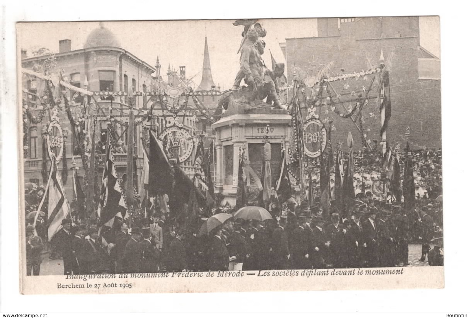 Anvers Inauguration Du Monument Frédéric De Mérode ( 3 Kaarten ) - Antwerpen