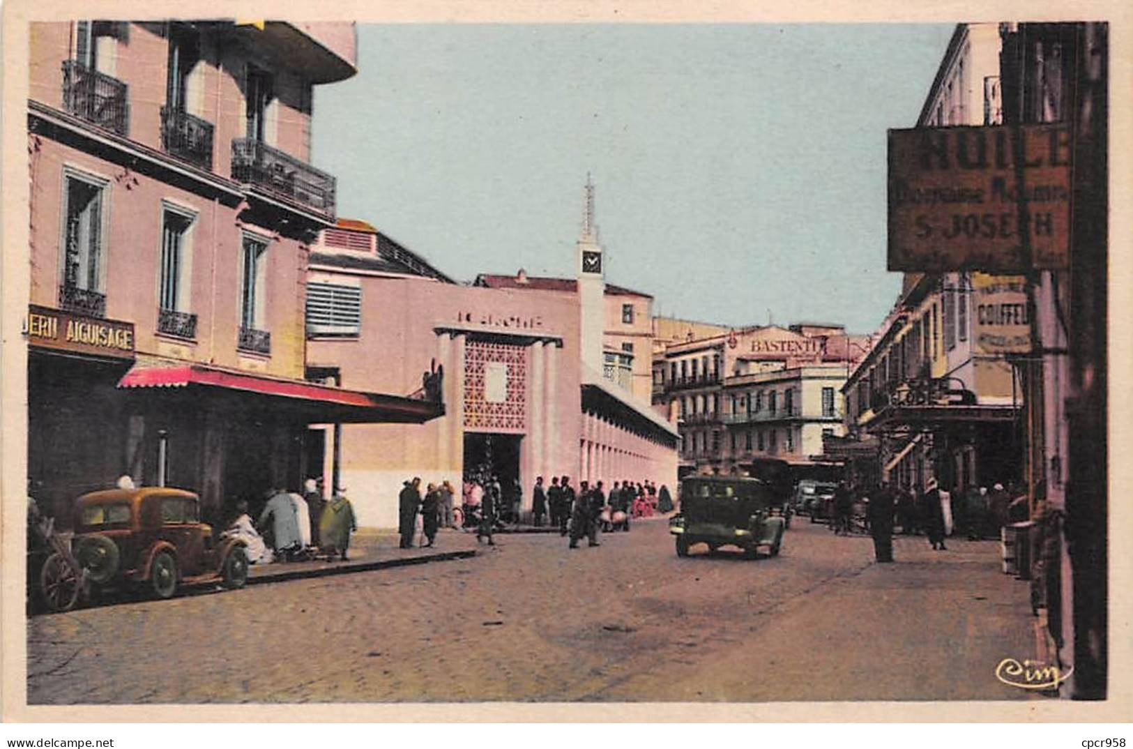 Algérie - N°77323 - BONE - Rue Bugeaud Et Marché Aux Légumes - Annaba (Bône)