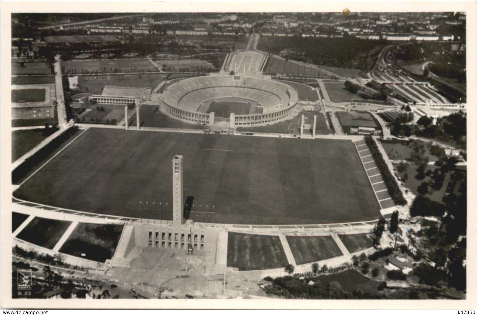 Berlin, Reichssportfeld, Gesamtansicht - Autres & Non Classés