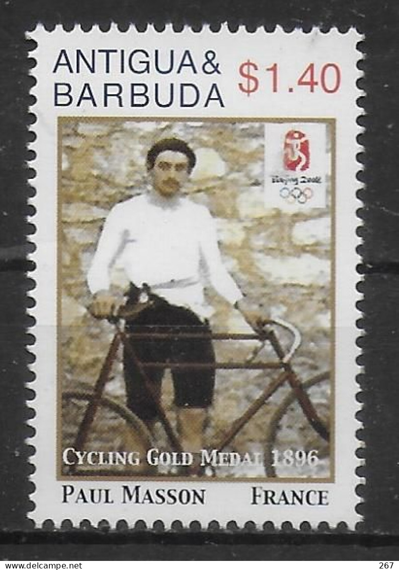 ANTIGUA  N°  * *   Jo 2008 Cyclisme  Paul Masson - Cyclisme