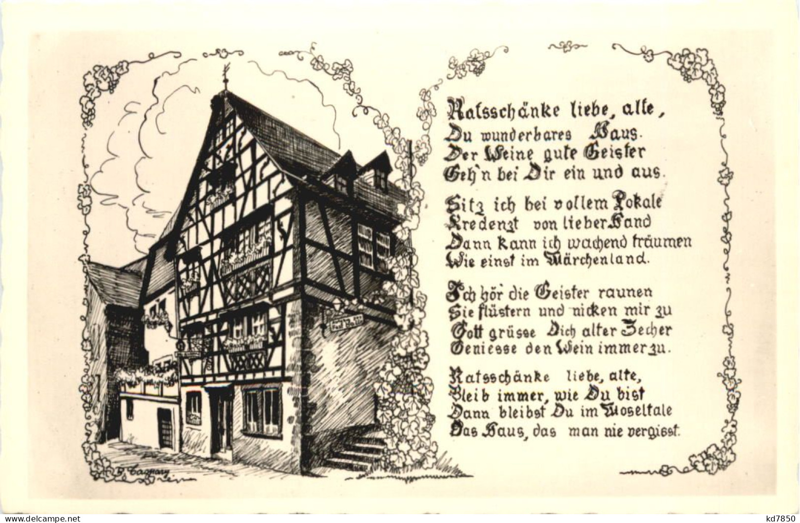 Traben-Trarbach, Alte Ratsschänke Anno 1674 - Traben-Trarbach