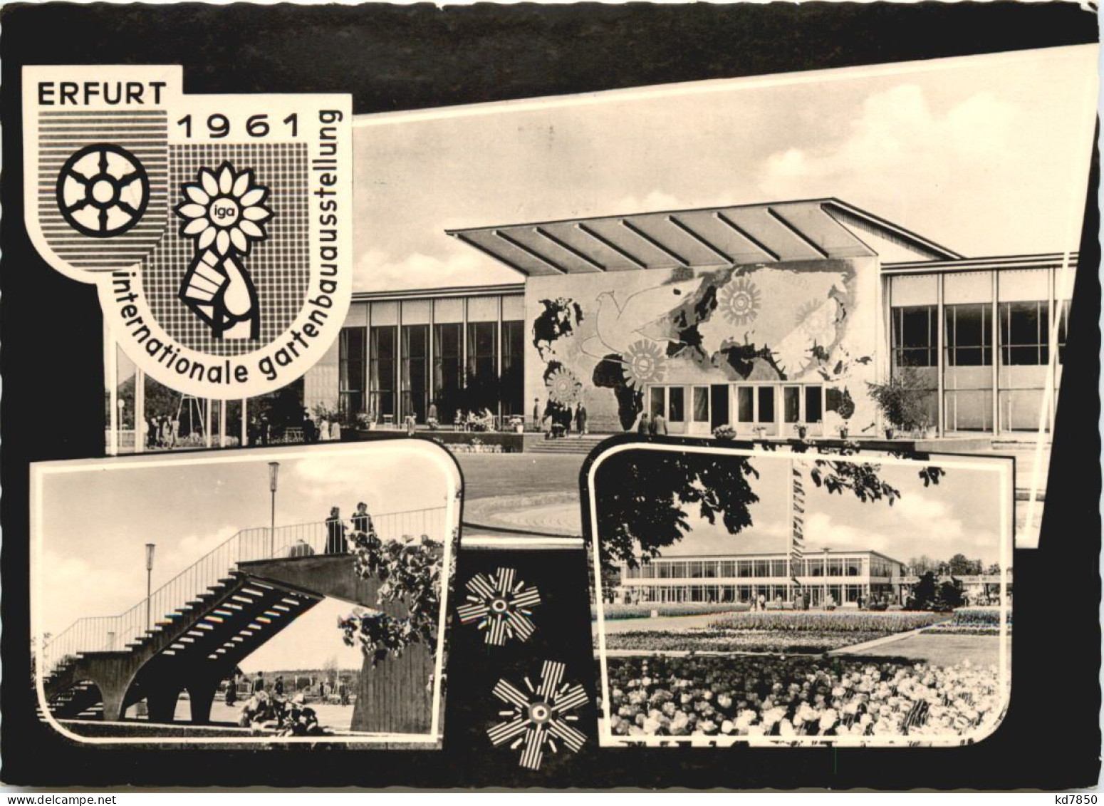 Erfurt, Internationale Gartenbauausstellung 1961 - Erfurt