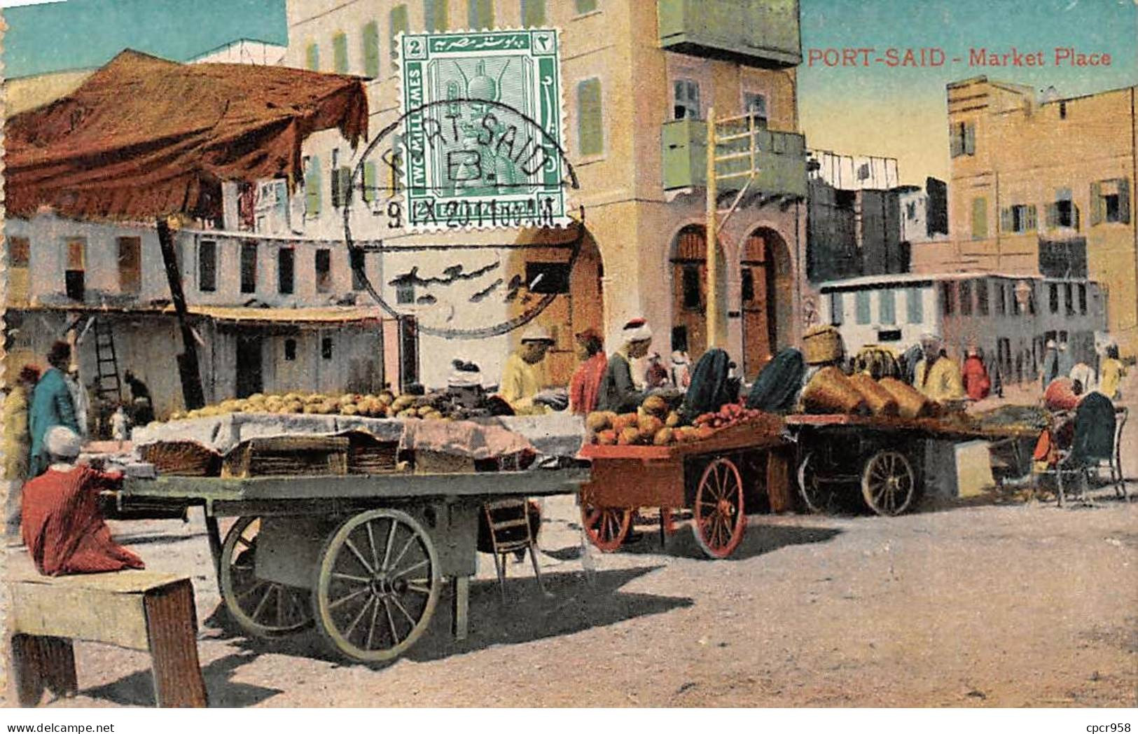 Egypte - N°78396 - PORT-SAïD - Market Place - Port Said