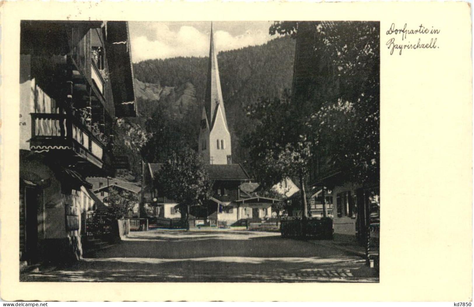 Bayrischzell, Dorfpartie - Miesbach