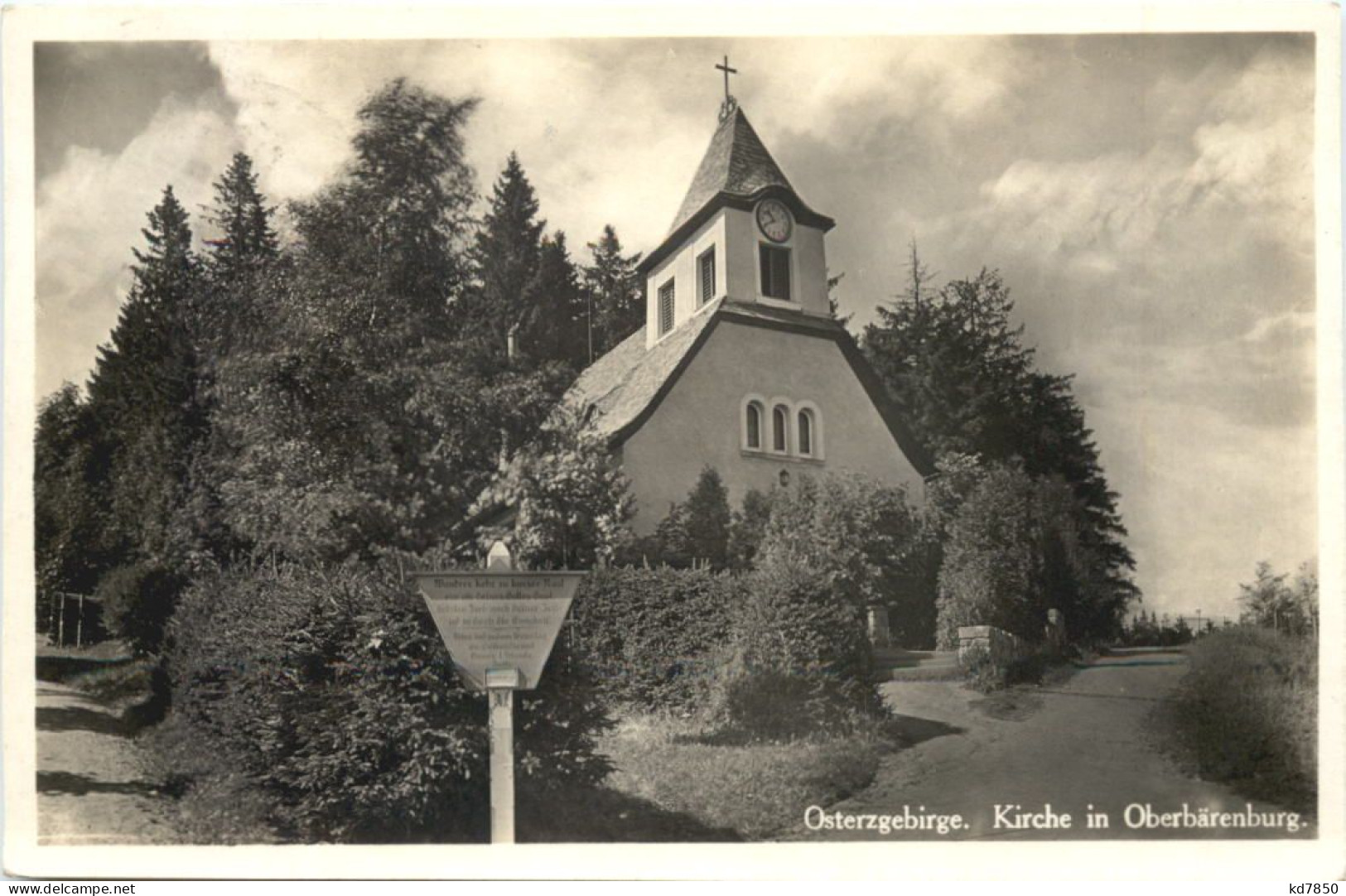 Kirche In Oberbärenburg - Altenberg