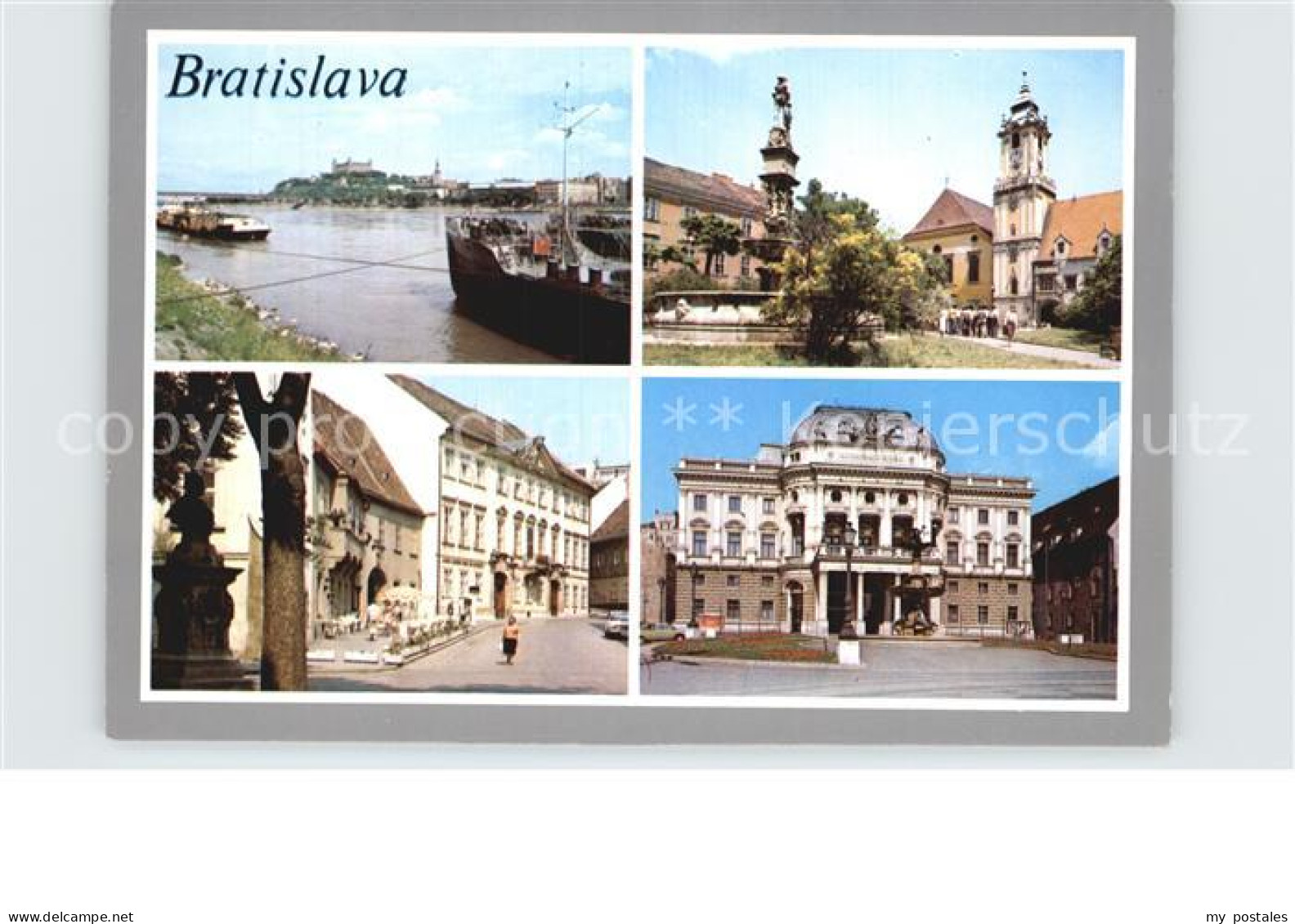 72510614 Bratislava Pressburg Pozsony Kirche Hafen Ortsansichten  - Slovakia