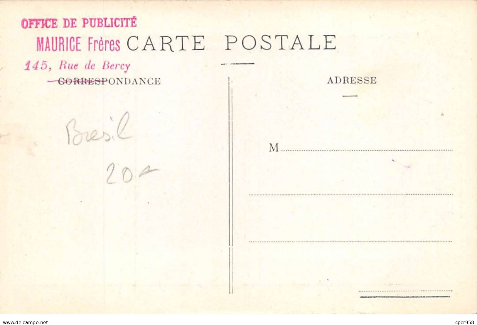 Brésil - N°80812 - Etat De SANTA CATHARINA - Villa De Joinville Ancienne Colonie Allemande - Le Port Et Le Marché - Sonstige