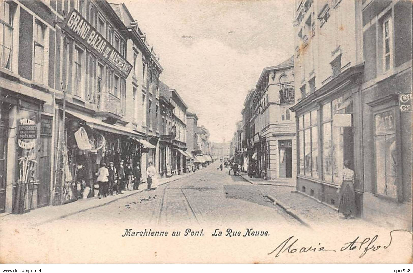 BELGIQUE - CHARLEROI - SAN28675 - Marchienne Au Pont - La Rue Neuve - Charleroi