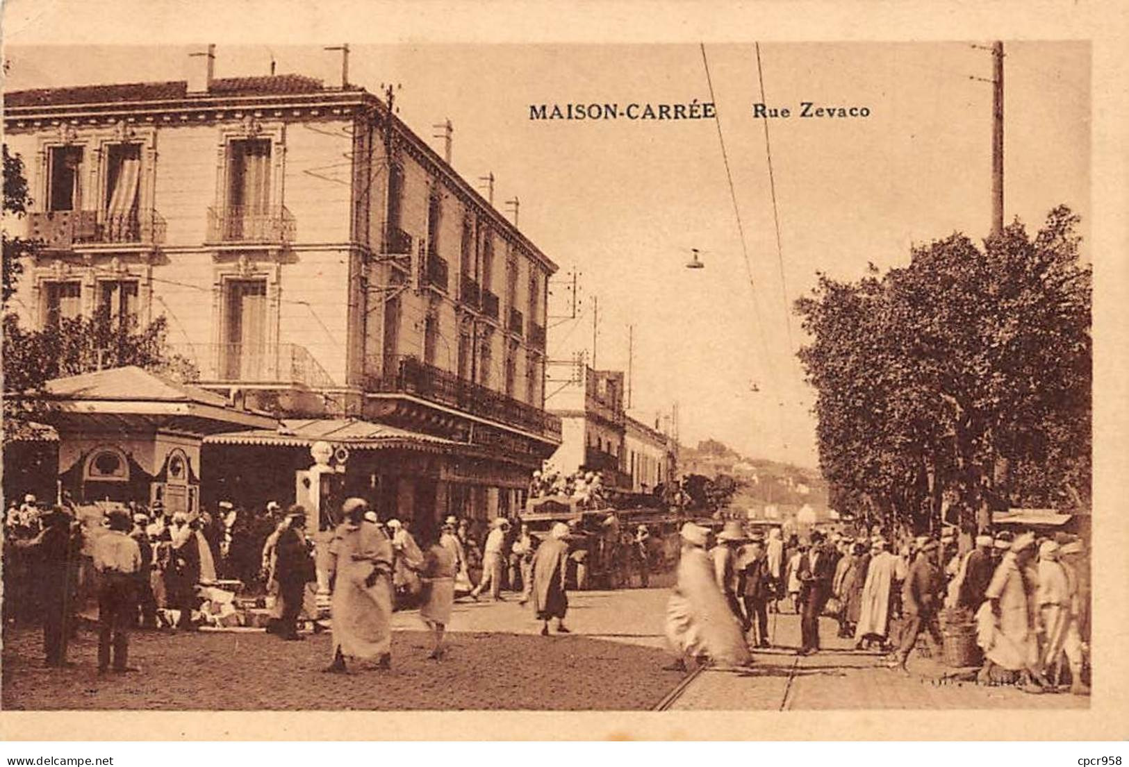 ALGERIE - MAISON CARRE - SAN31382 - Rue Zevaco - Sonstige & Ohne Zuordnung