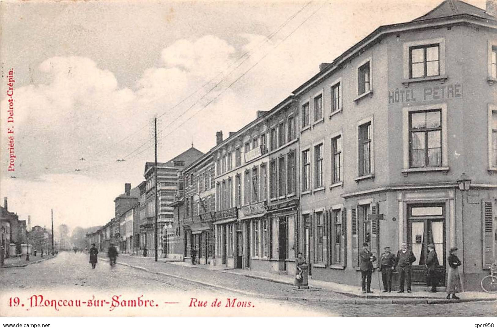 BELGIQUE - CHARLEROI - SAN28670 - Monceau Sur Sambre - Rue De Mons - Charleroi