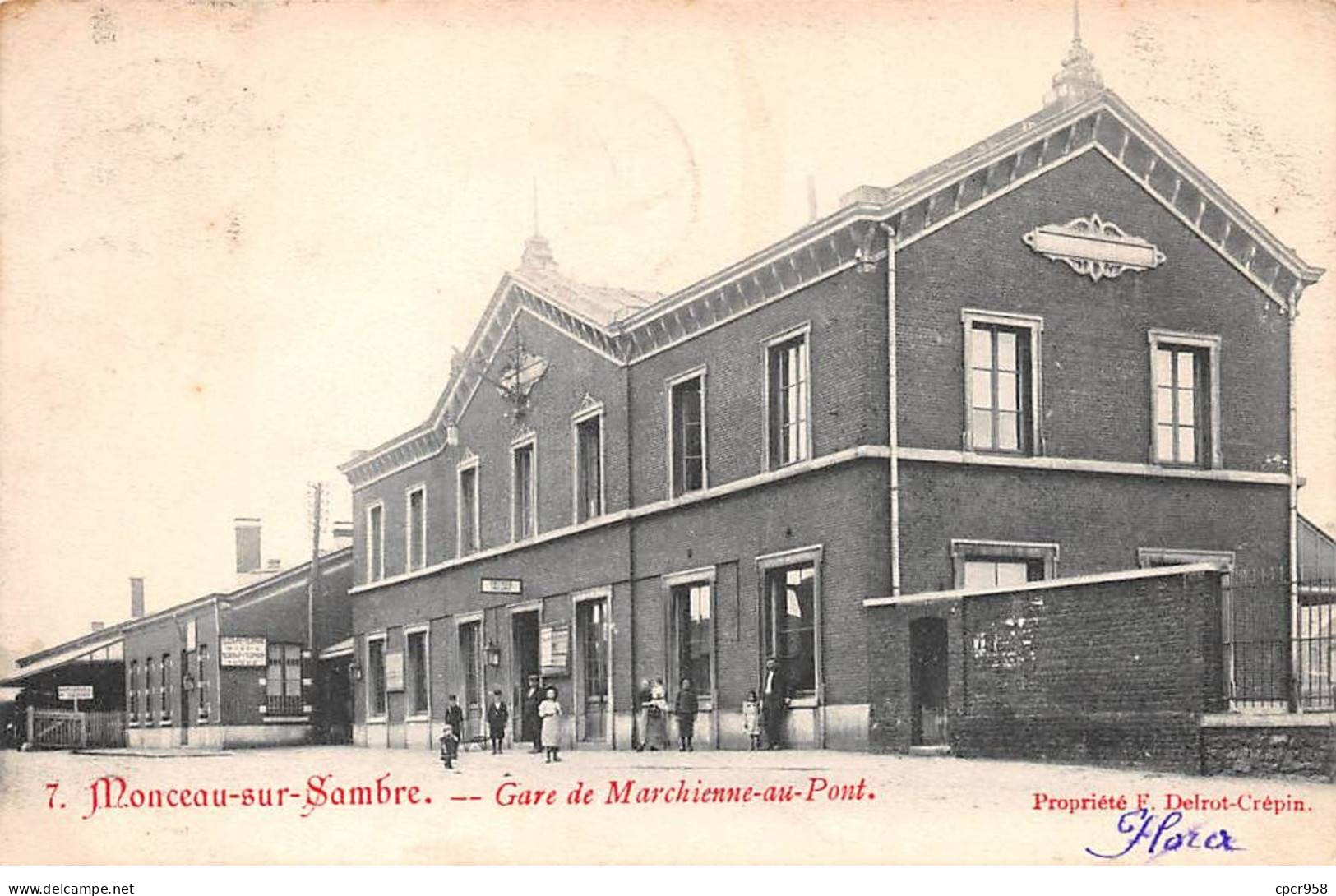 BELGIQUE - CHARLEROI - SAN28672 - Monceau Sur Sambre - Gare De Marchienne Au Pont - Charleroi