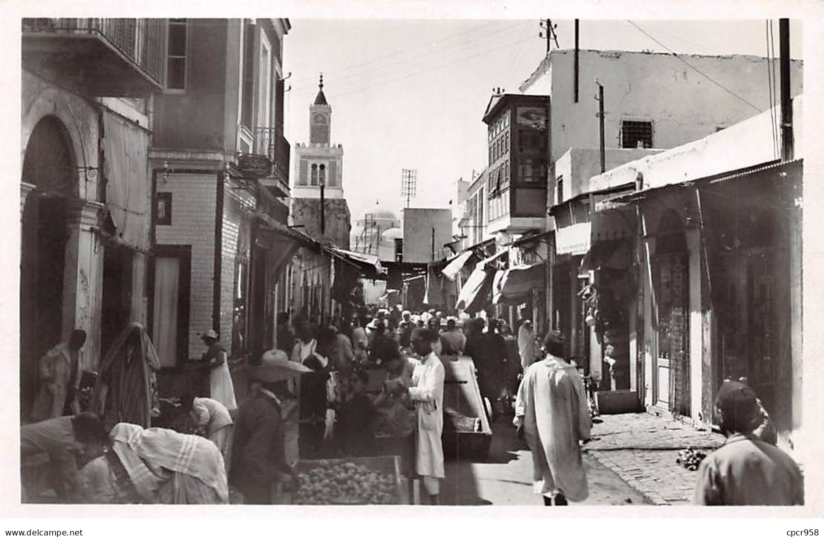 TUNISIE - TUNIS - SAN26983 - Rue El-Halaouine - CPSM - Tunisia