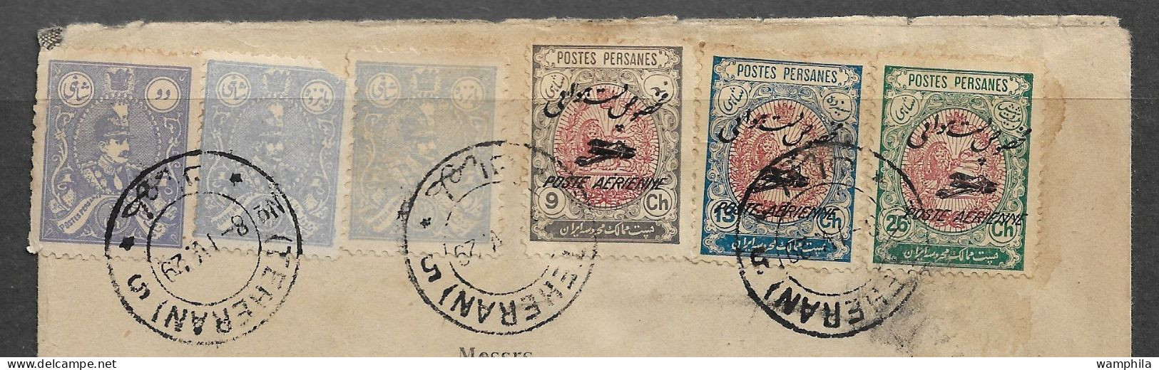 Iran 1929 Lettre, 1° Courrier Aérien Téhéran-Bagdad - Iran