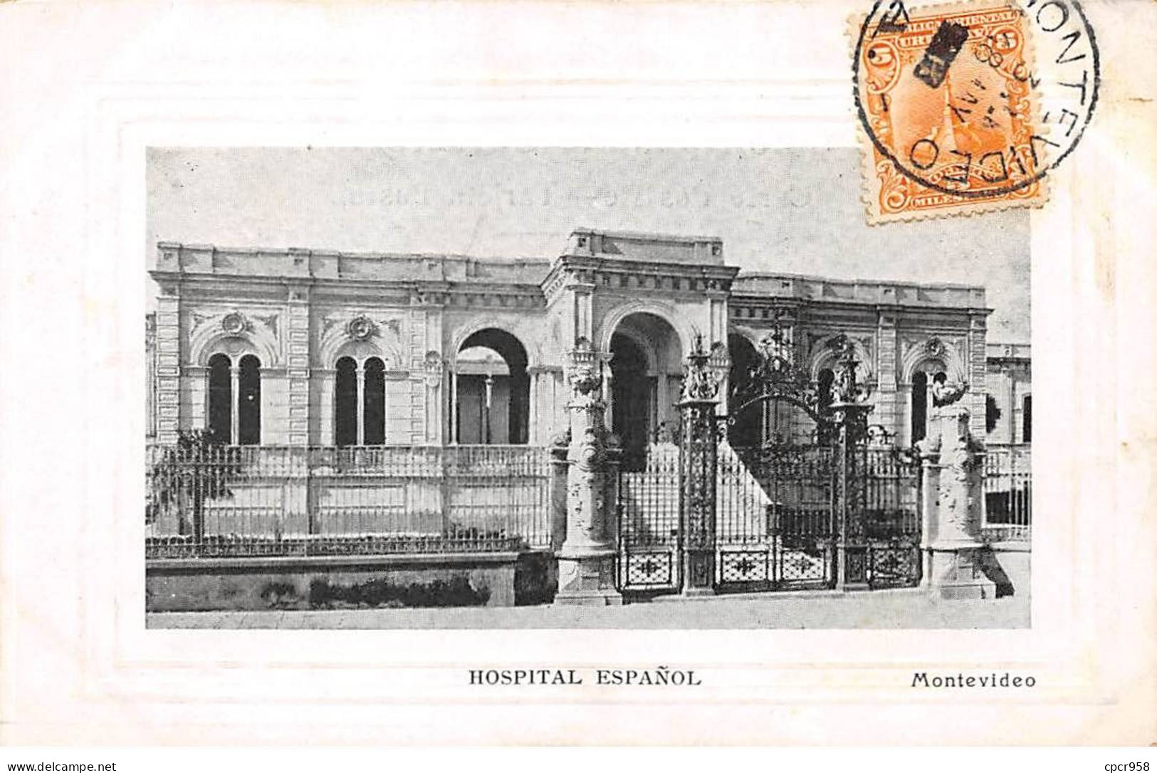 Uruguay - N°79059 - MONTEVIDEO - Hospital Espanol - Carte Avec Bel Affranchissement - Uruguay