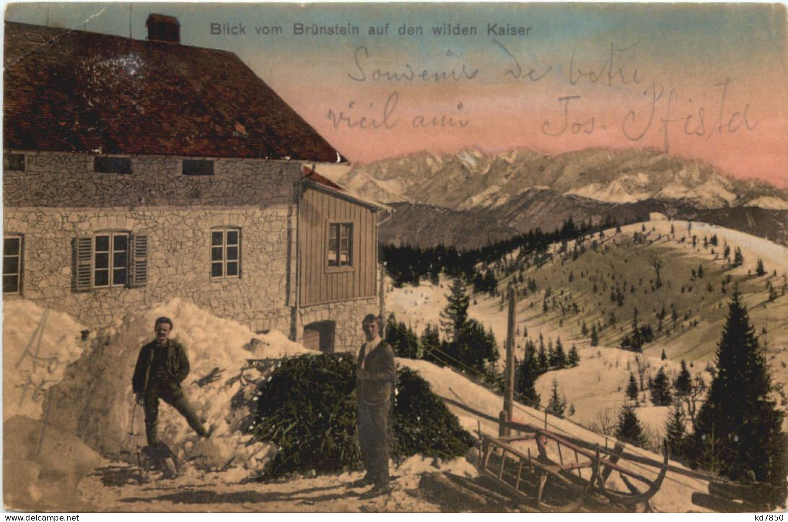 Blick Vom Brünnstein Auf Den Wilden Kaiser - Kufstein