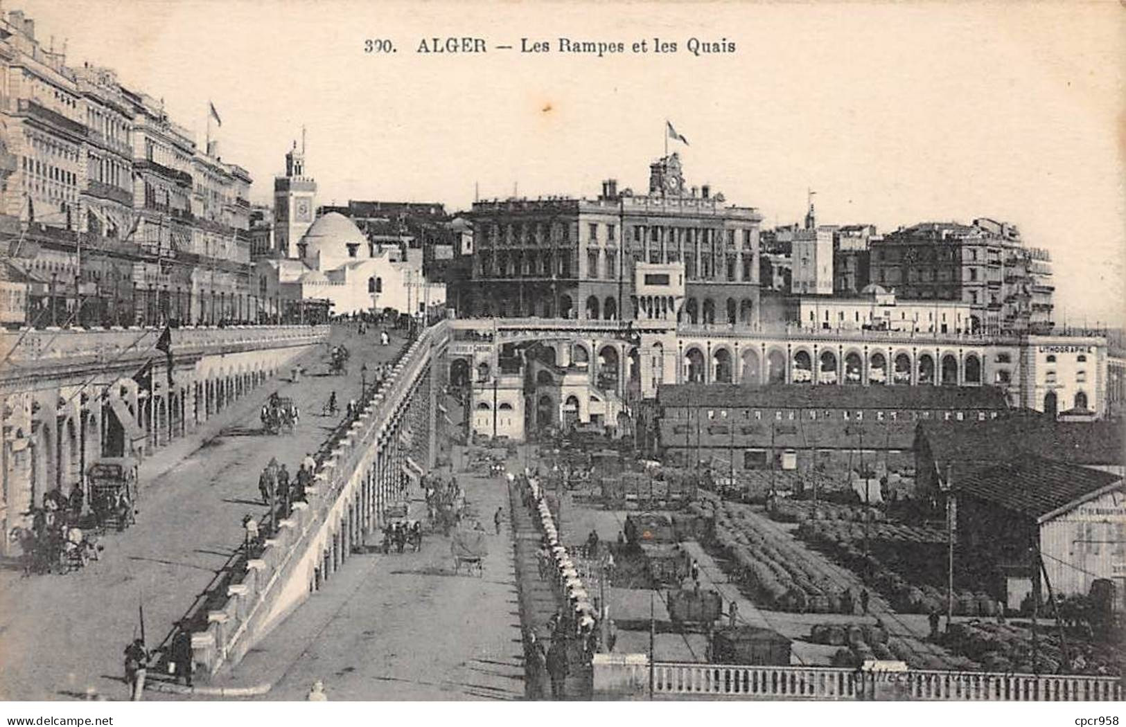 Algérie - N°79521 - ALGER - Les Rampes Et Les Quais - Algiers