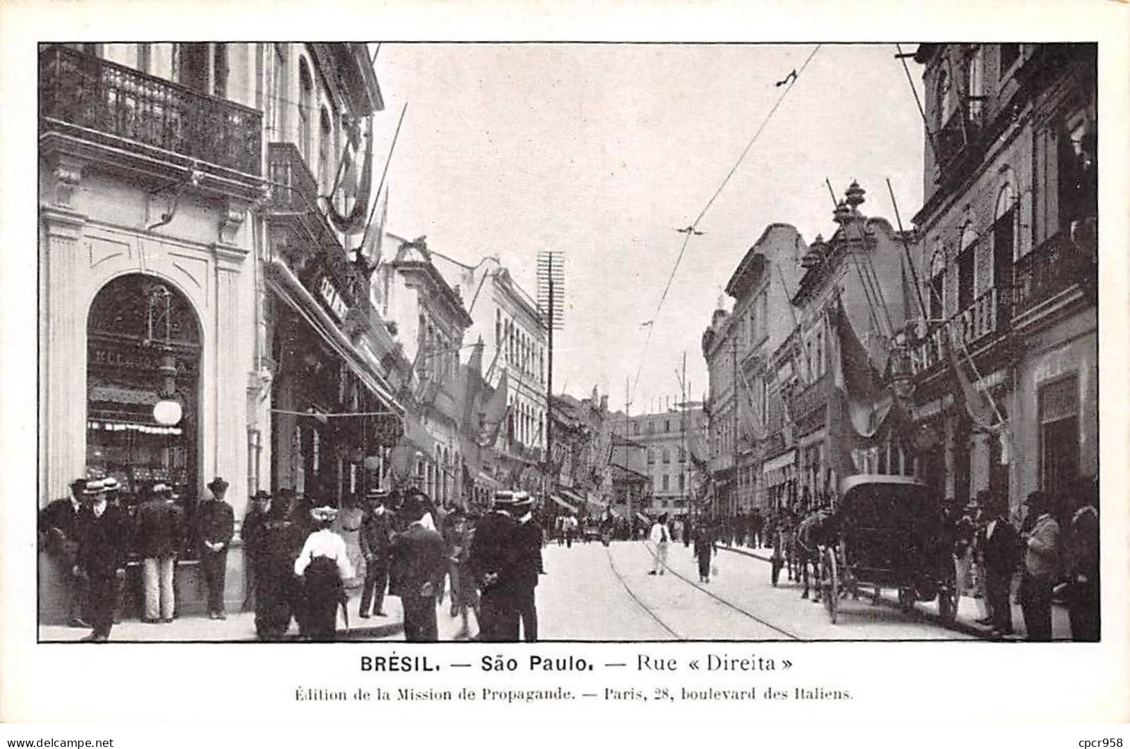 Brésil - N°79927 - SAO PAULO - Rue "Direita" - São Paulo