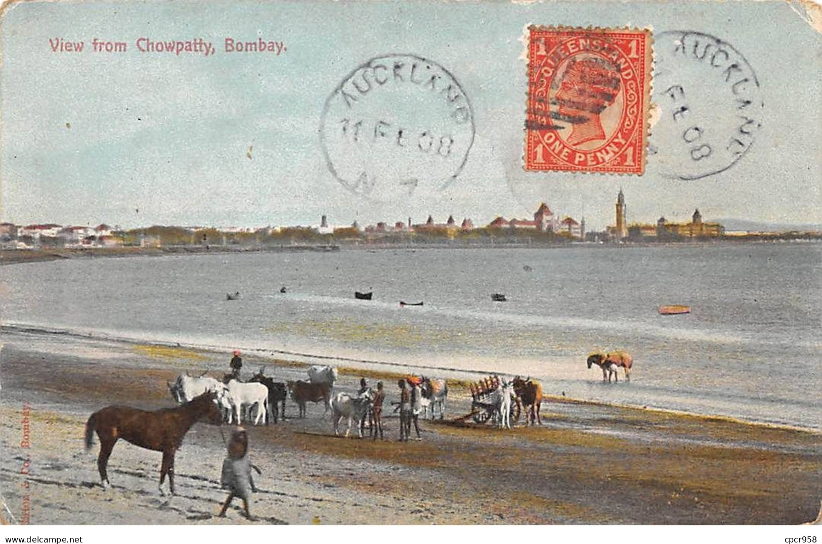 Inde - N°79379 - BOMBAY - Wiew From Chowpatty - Indien
