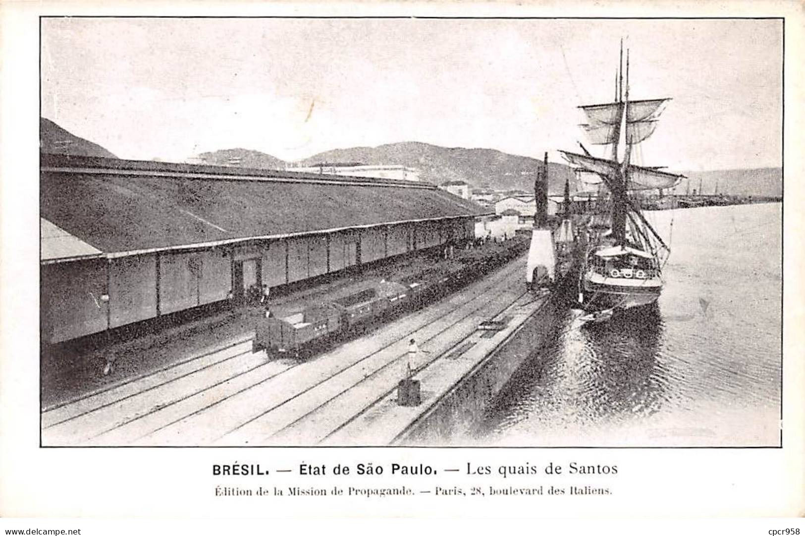 Brésil - N°79926 - SAO PAULO - Les Quais De Santos - São Paulo