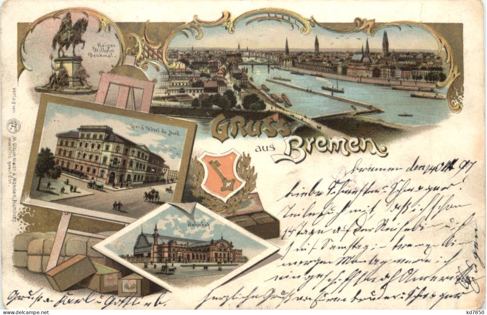 Gruss Aus Bremen - Litho - Bremen