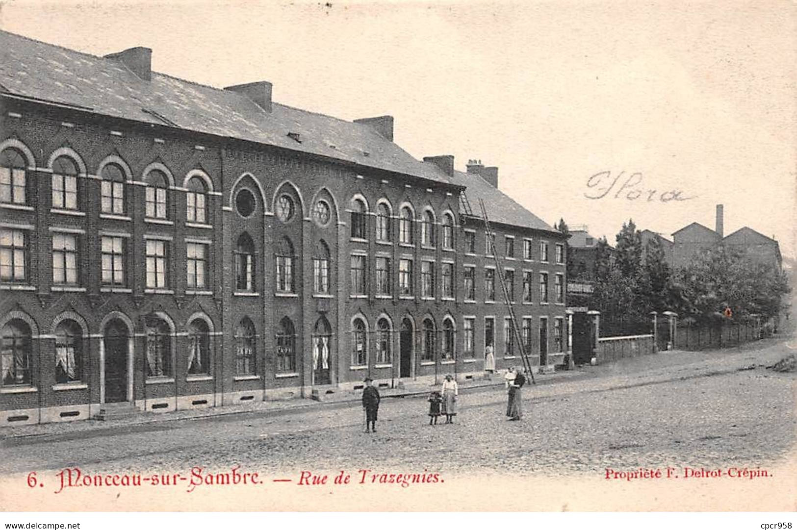 BELGIQUE - CHARLEROI - SAN28668 - Monceau Sur Sambre - Rue De Trazegnies - Charleroi