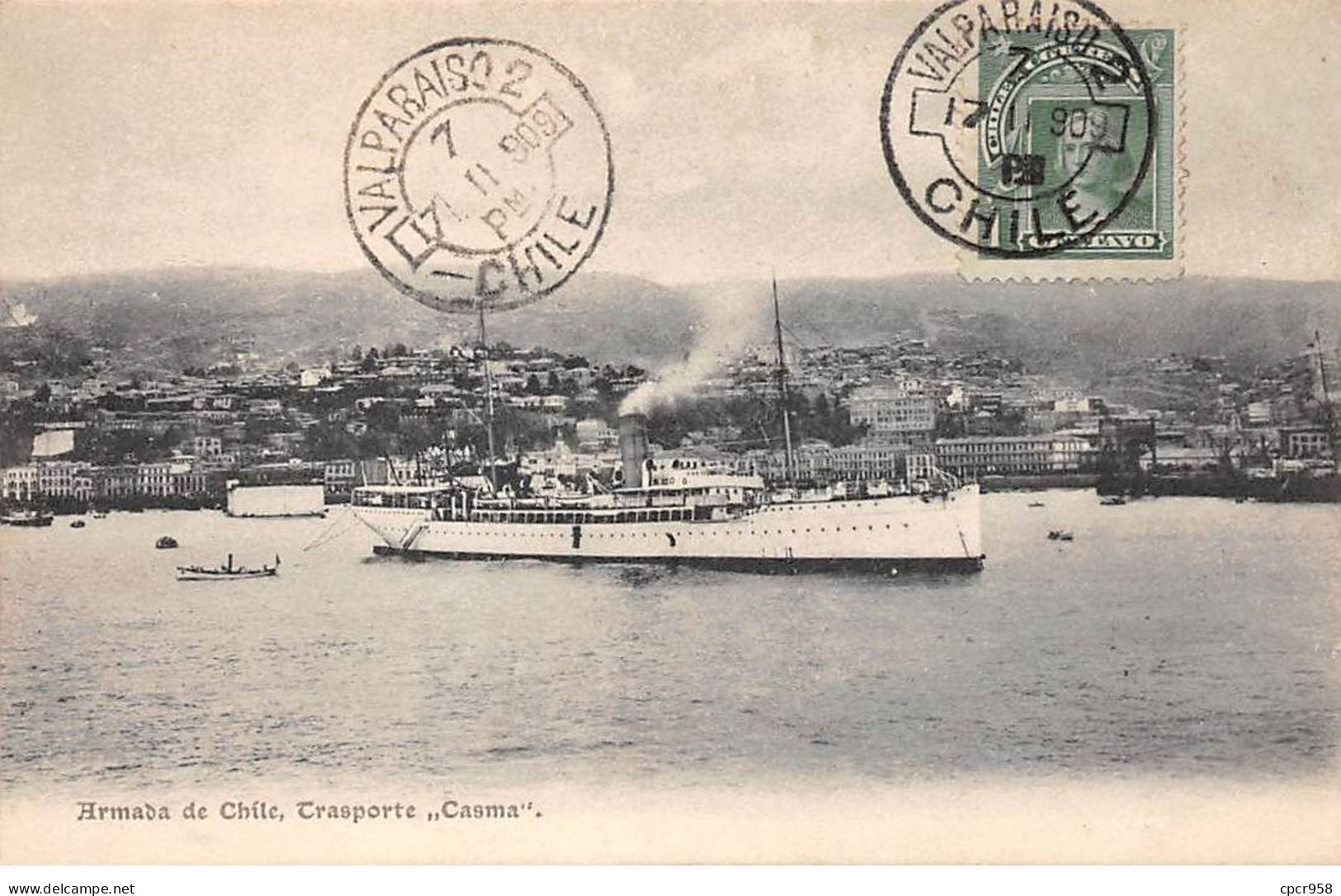 Chili - N°79138 - Armada De Chile - Trasporte Casma - Bateau - AFFRANCHISSEMENT DE COMPLAISANCE - Chile