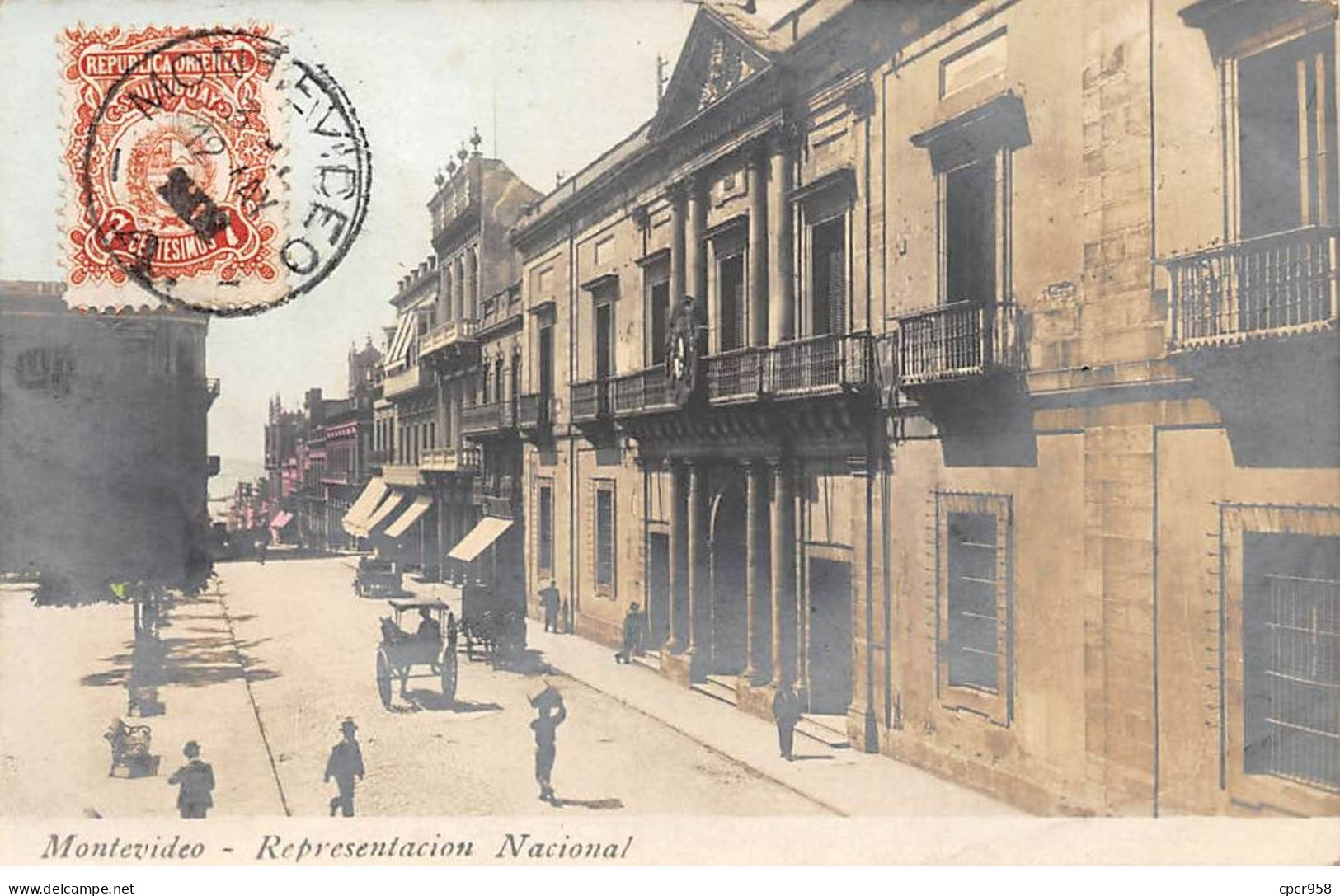 Uruguay - N°79086 - MONTEVIDEO - Representacion Nacional - Carte Avec Bel Affranchissement - Uruguay