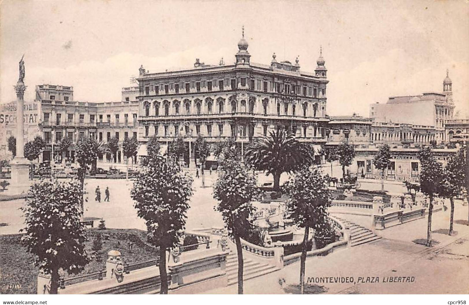 Uruguay - N°79080 - MONTEVIDEO - Plaza Libertad - Carte Avec Bel Affranchissement - Uruguay