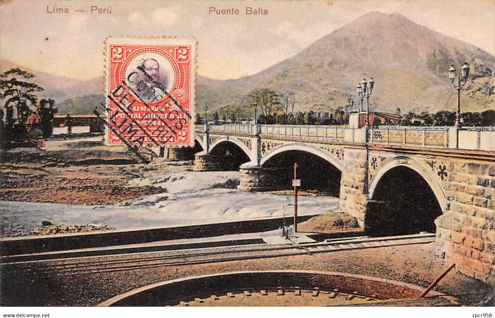 Pérou - N°79012 - LIMA - Puente Balta - Carte Avec Bel Affranchissement - Peru