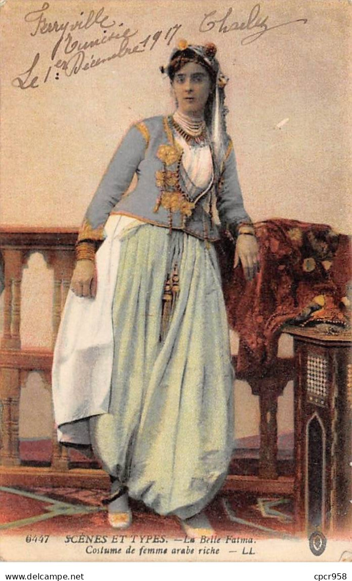 Algérie - N°79606 - Scènes Et Types - La Belle Fatma - Costume De Femme Arabe Riche - Scenes