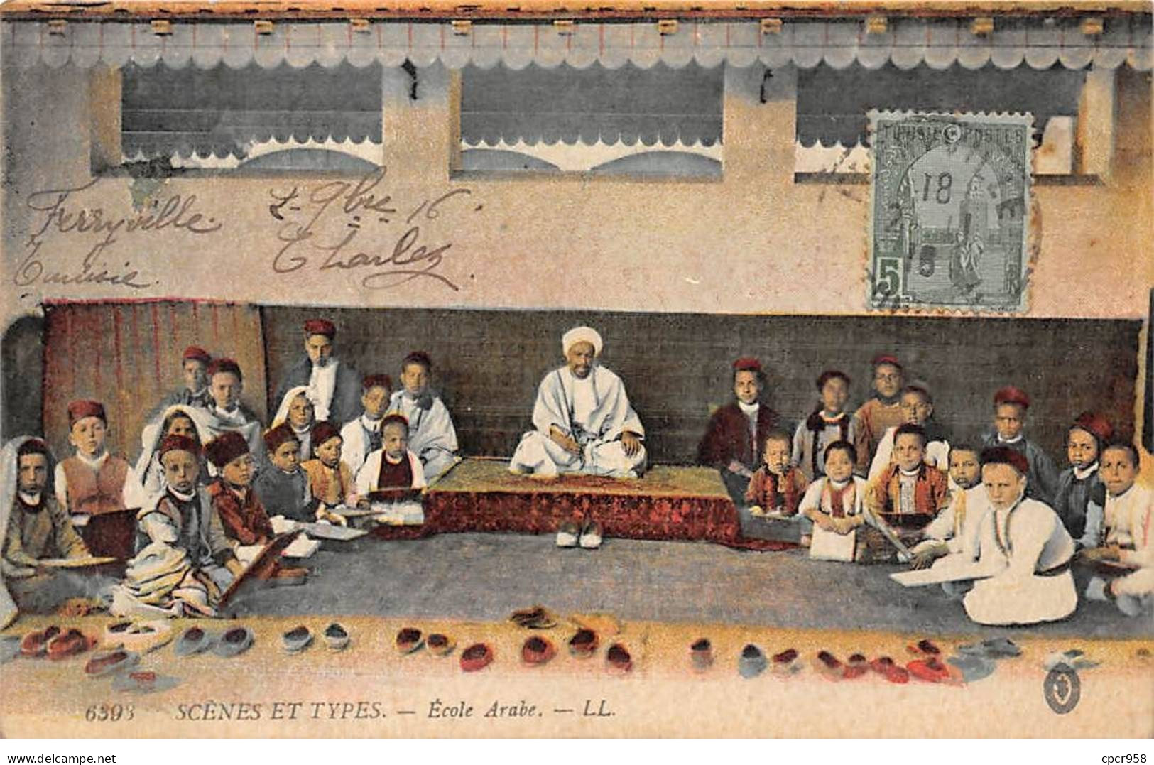 Algérie - N°79602 - Scènes Et Types - Ecole Arabe - Escenas & Tipos