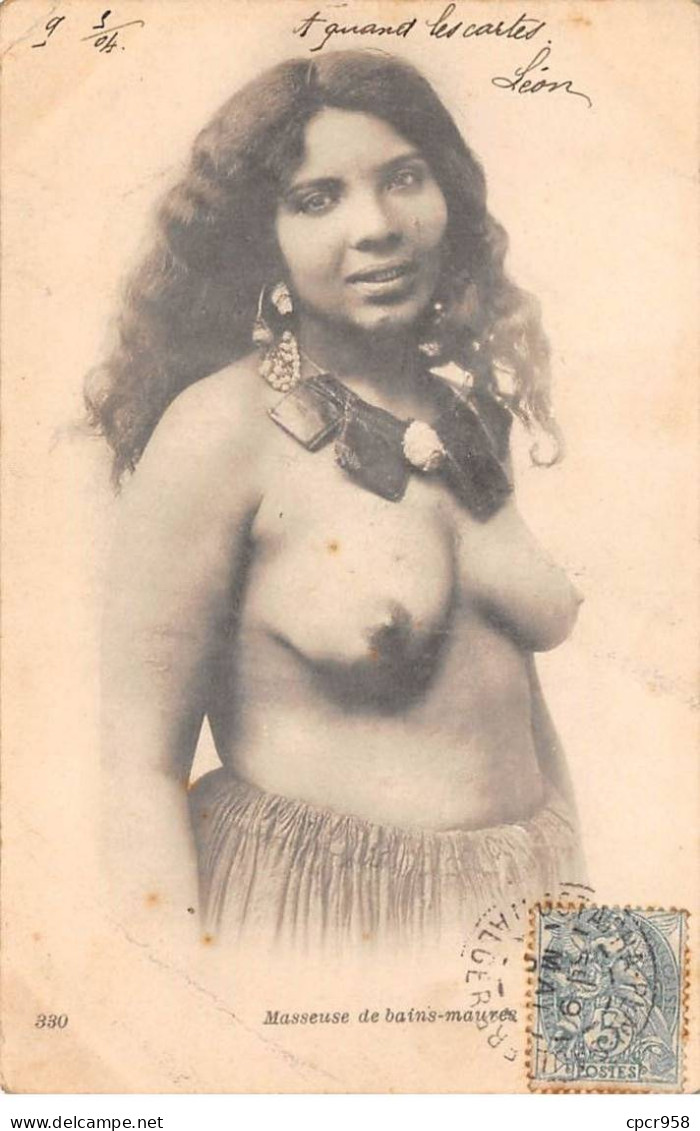 Algérie - N°79601 - Masseuse De Bains-maures - Jeune Fille Beauté - Carte Pliée, Vendue En L'état - Women