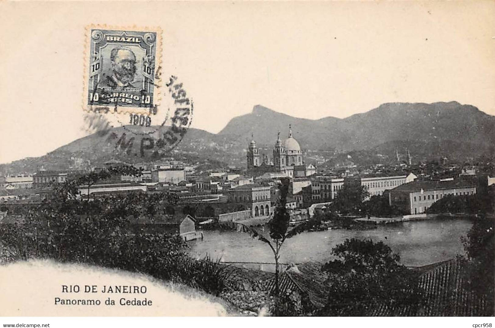 Brésil - N°79191 - RIO DE JANEIRO - Panoramo Da Cedade - Carte Avec Un Bel Affranchissement - Rio De Janeiro