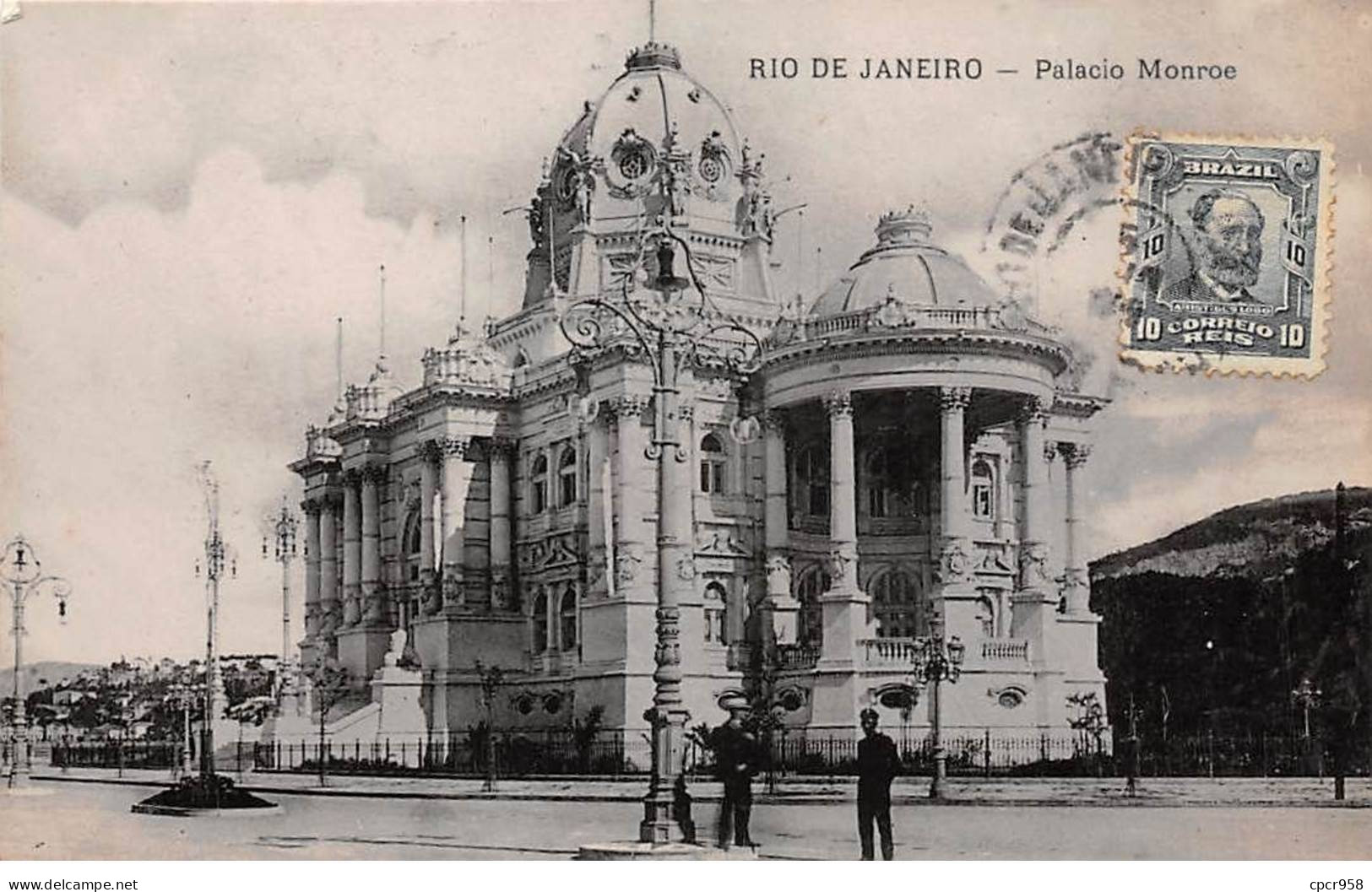 Brésil - N°79190 - RIO DE JANEIRO - Palacio Monroe - Carte Avec Un Bel Affranchissement - Rio De Janeiro
