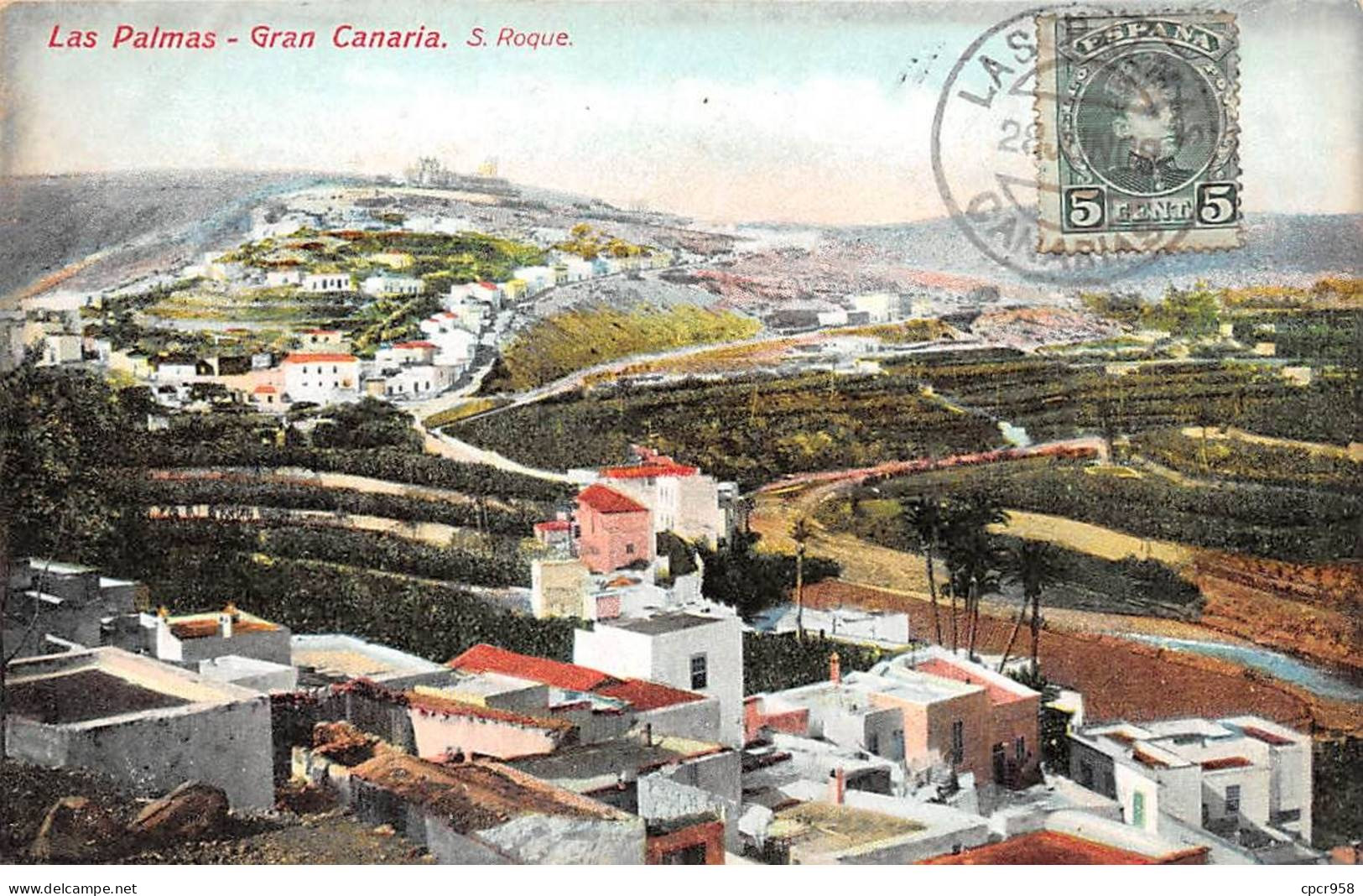 Espagne - N°79436 - LAS PALMAS - GRAN CANARIA - S. Roque - Carte Avec Un Bel Affranchissement - Gran Canaria