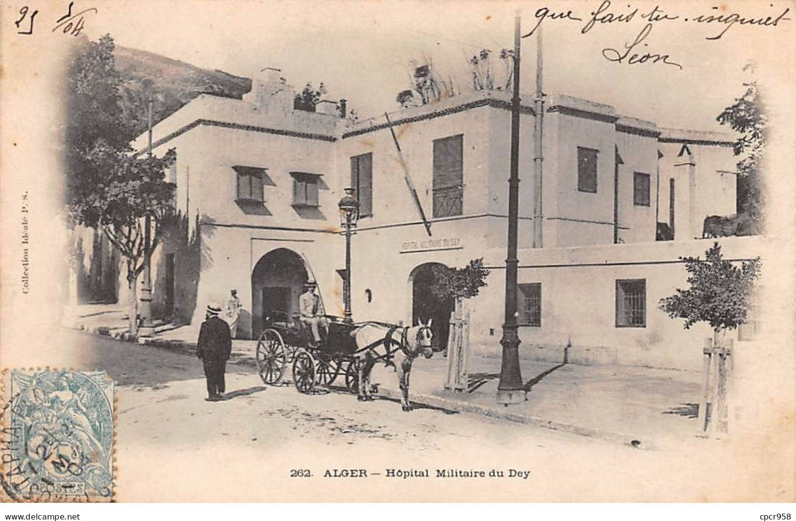 Algérie - N°79595 - ALGER - Hôpital Militaire Du Dey - Alger