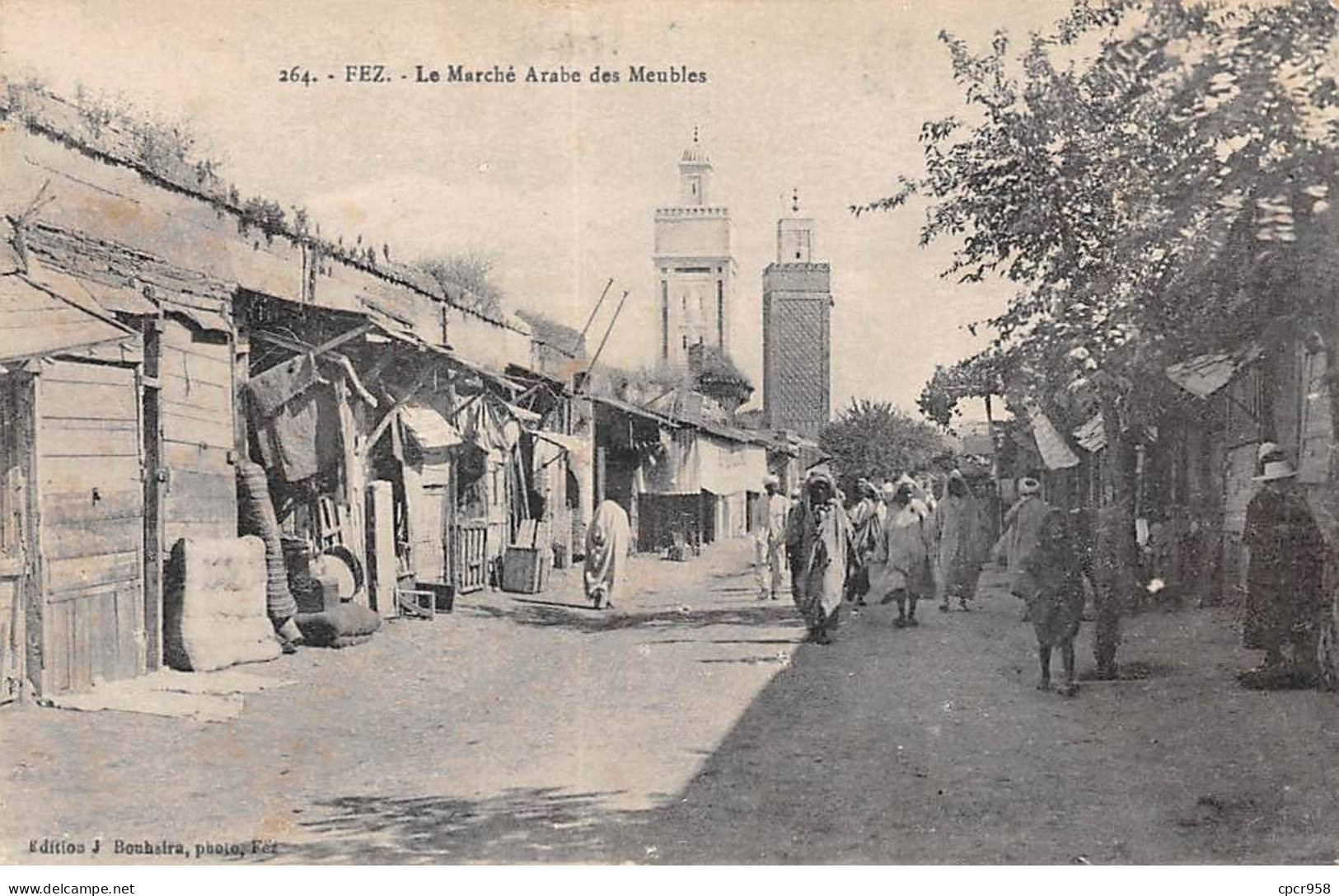 MAROC - FEZ - SAN35943 - Le Marché Arabe Des Meubles - Fez