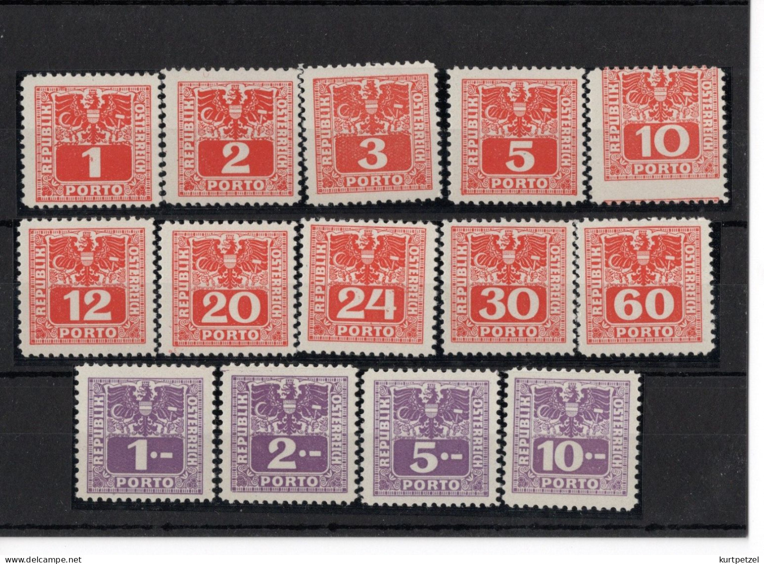 österreich Porto Nr. 175 - 188 ** - Postage Due