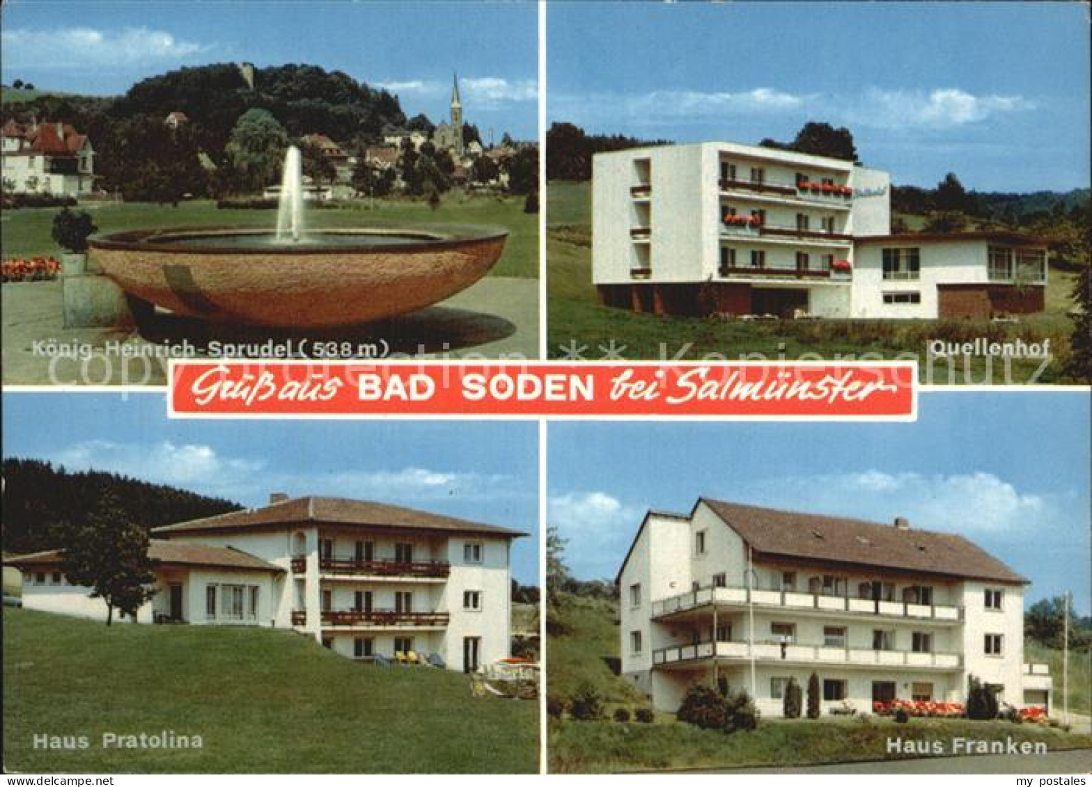 72509987 Bad Soden-Salmuenster Koenig Heinrich Sprudel Quellenhof Haus Pratolina - Other & Unclassified