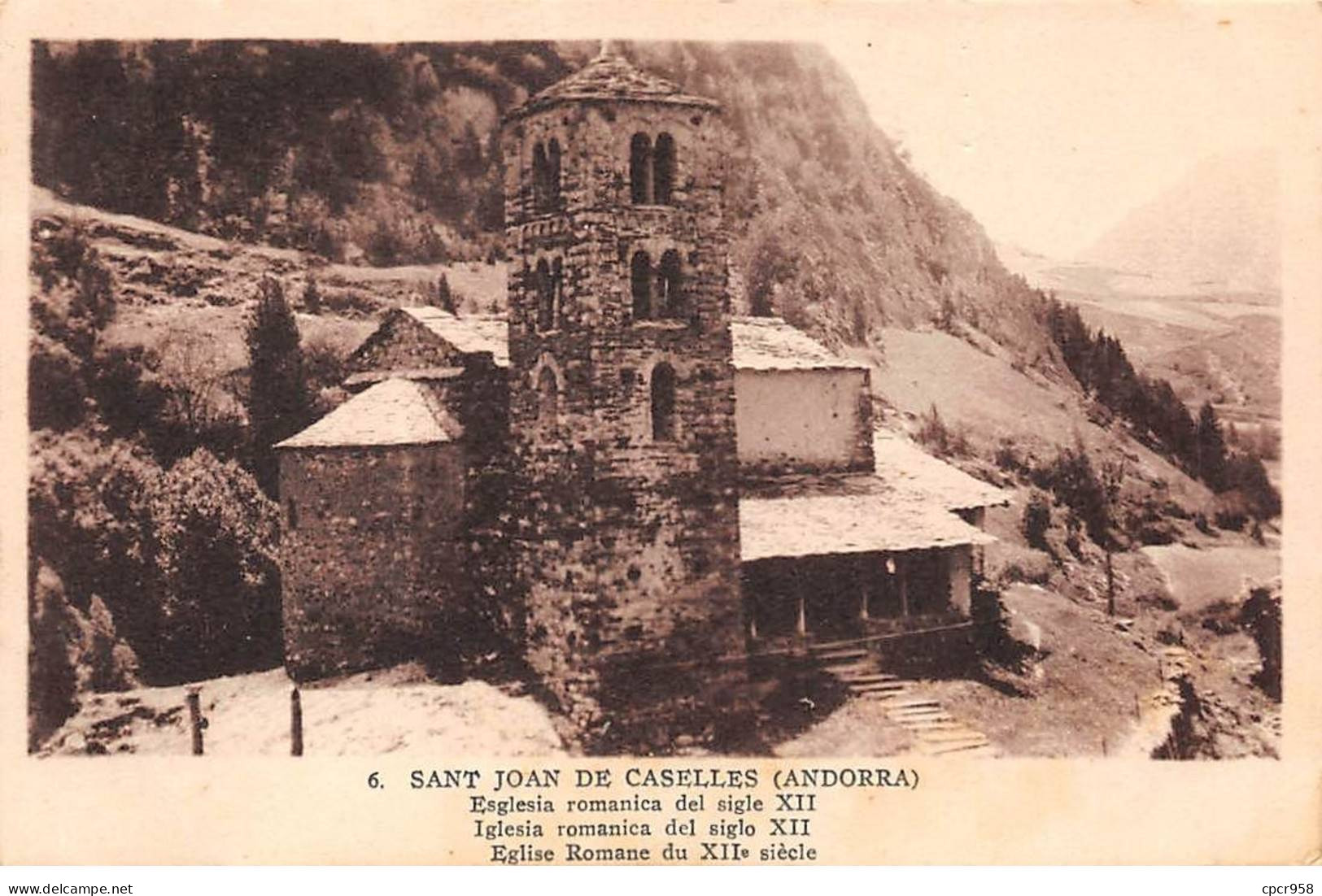 ANDORRE - SAN40865 - Sant Joan De Caselles - Eglise Romane Du XIIe Siècle - Andorra