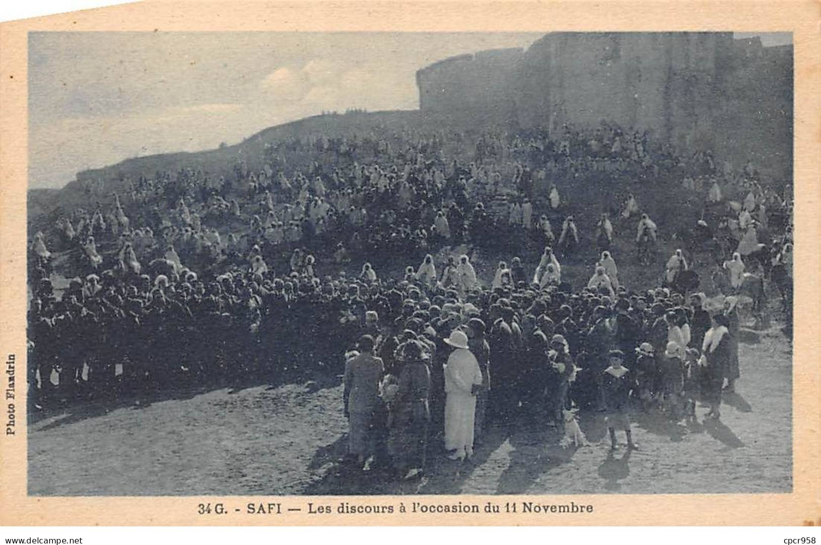 MAROC - SAN40899 - SAFI - Les Discours à L'occasion Du 11 Novembre - Sonstige & Ohne Zuordnung