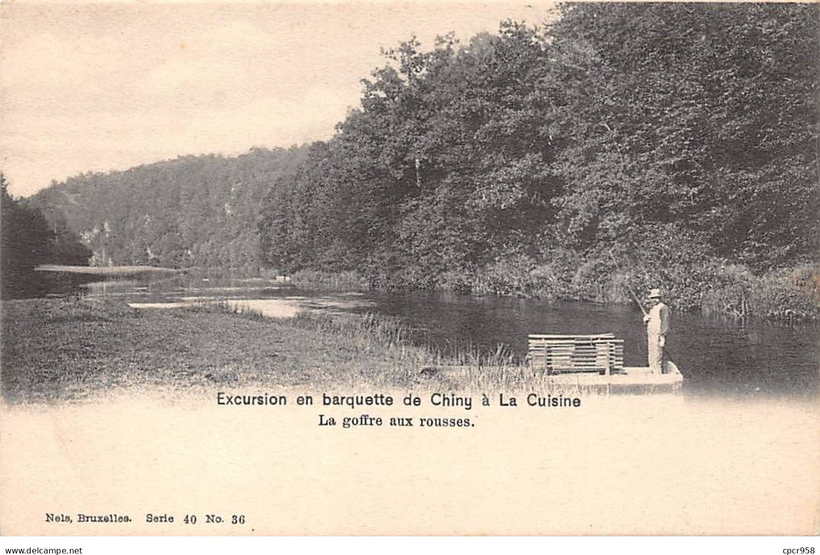 BELGIQUE - SAN40812 - Excursion En Barquette De Chiny à La Cuisine - La Gouffre Aux Rousses - Chiny