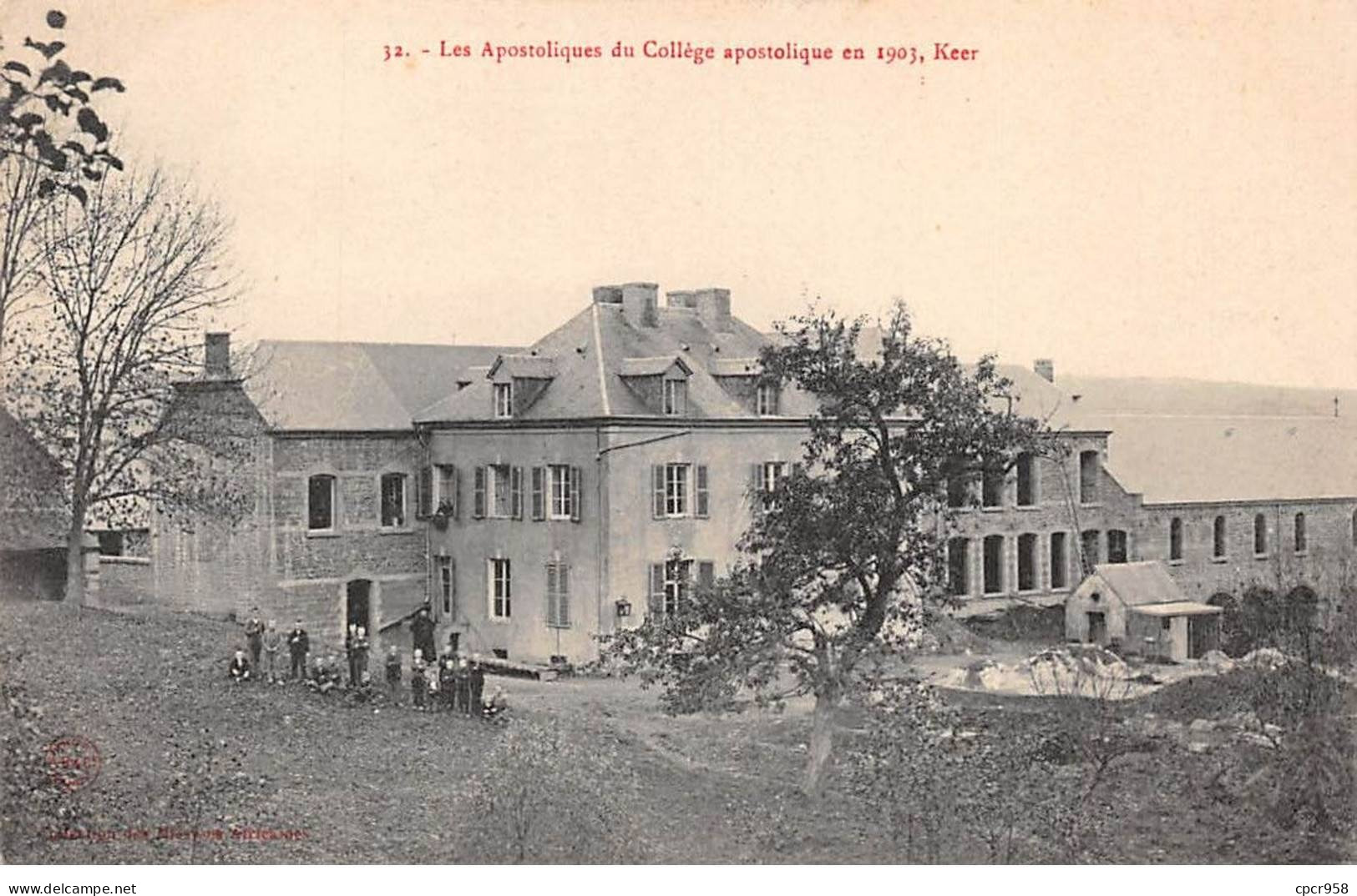 BELGIQUE - SAN40811 - Les Apostoliques Du Collège Apostolique En 1903, Keer - Wortegem-Petegem
